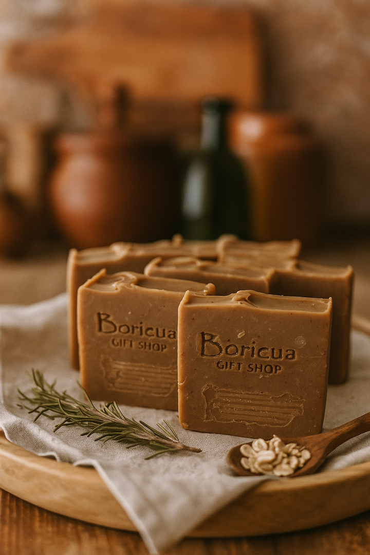 Pumpkin Oatmeal Soap with Turmeric- Vegan with coco and strawberry scent