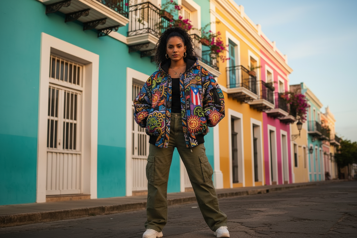Puerto Rican Streetwear Model