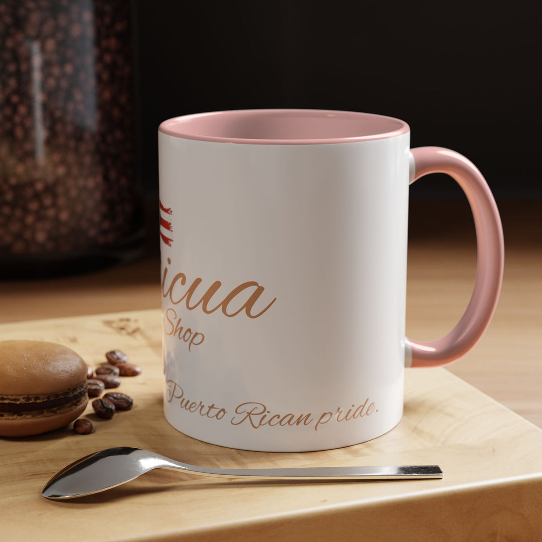 Prideful Boricua Accent Coffee Mug – Celebrate Puerto Rican Heritage – 11oz & 15oz