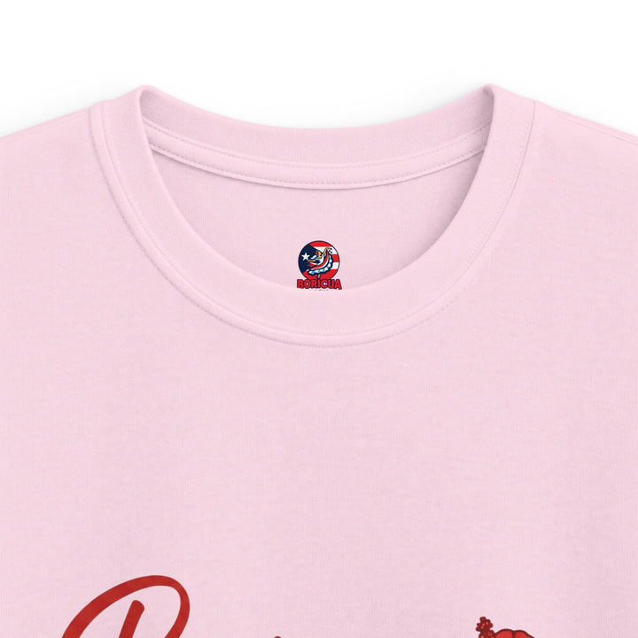Kids Tee — "Boricua Gift Shop" Floral Puerto Rican Pride Shirt