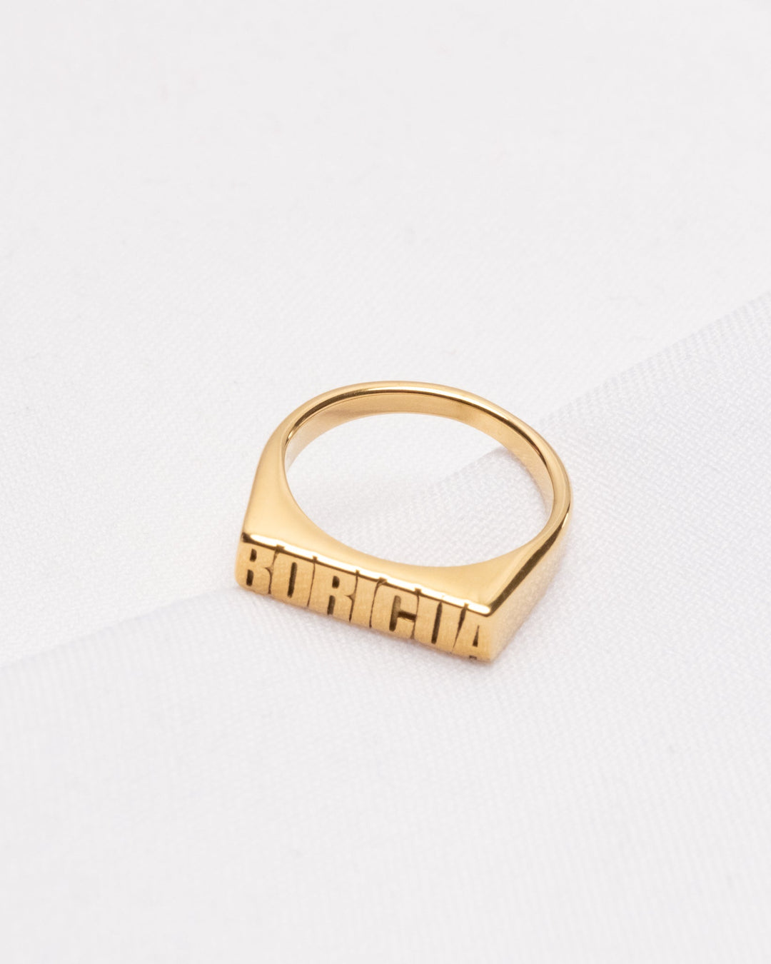 18K Plated Boricua Ring