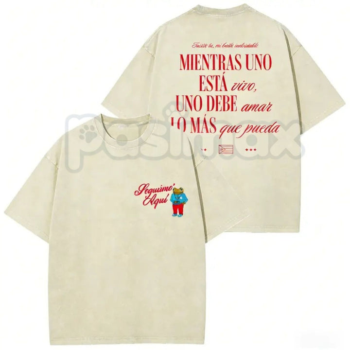 Seguimo Aquí Sapo Concho Washed T-Shirt