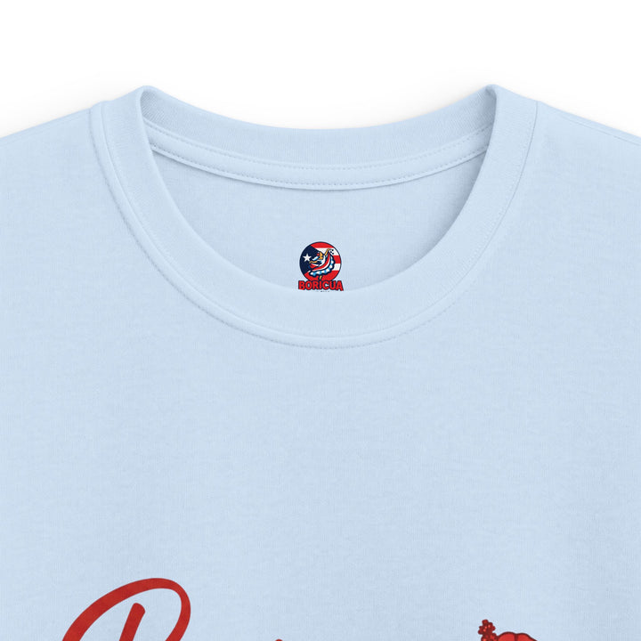 Kids Tee — "Boricua Gift Shop" Floral Puerto Rican Pride Shirt