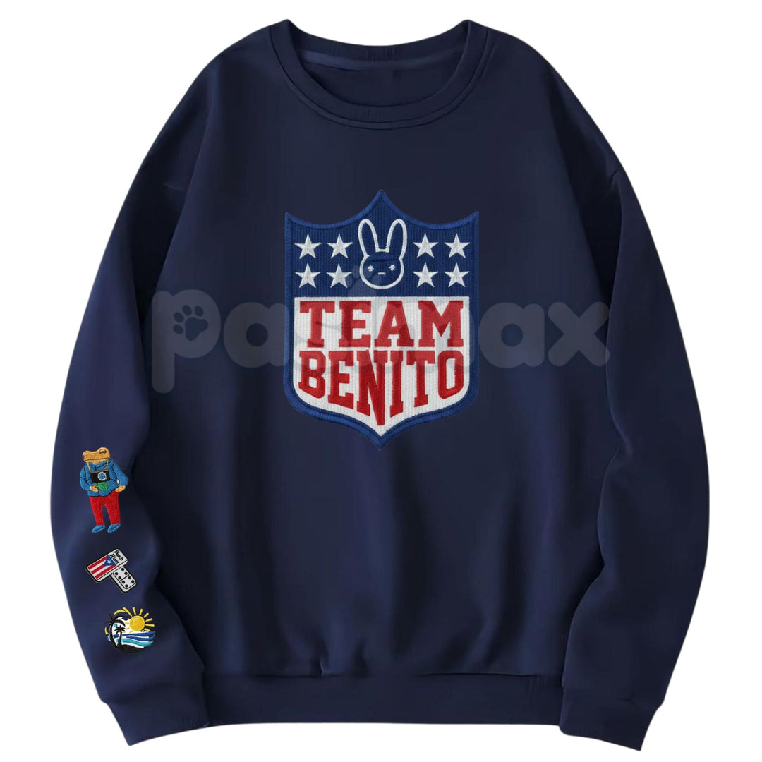 Here For The Benito Embroidered Sweatshirt