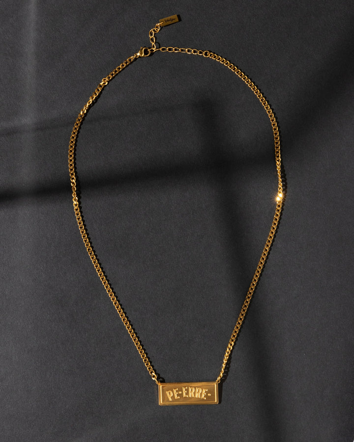 18K Gold Plated PE.ERRE Pendant Necklace