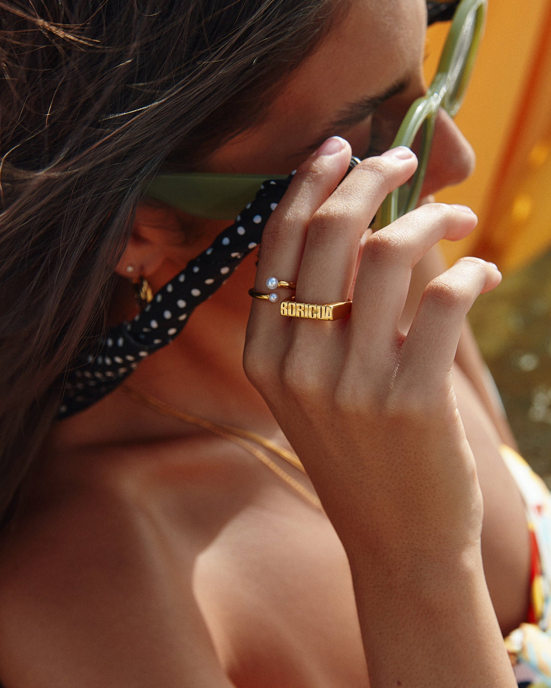 18K Plated Boricua Ring