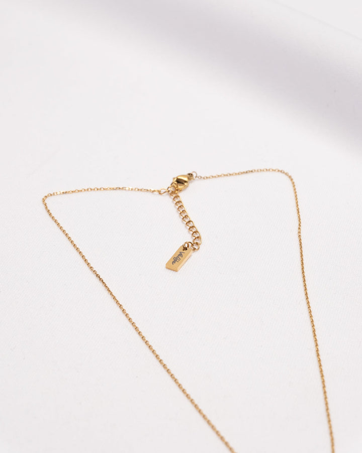 Isla del Encanto 787 Reversible Gold Pendant Necklace