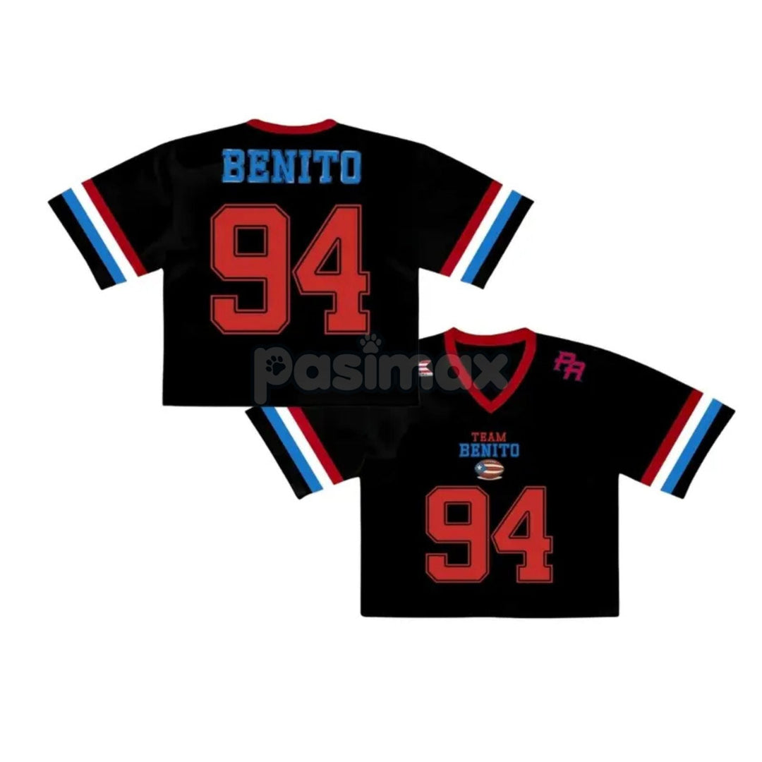 Team Benito Puerto Rico Crop Top Football Jersey