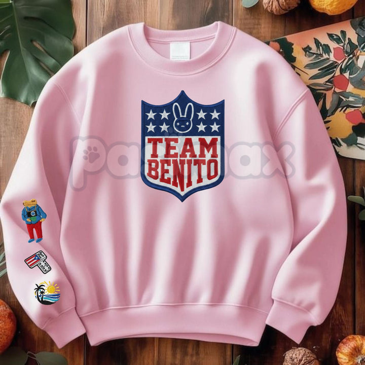 Here For The Benito Embroidered Sweatshirt