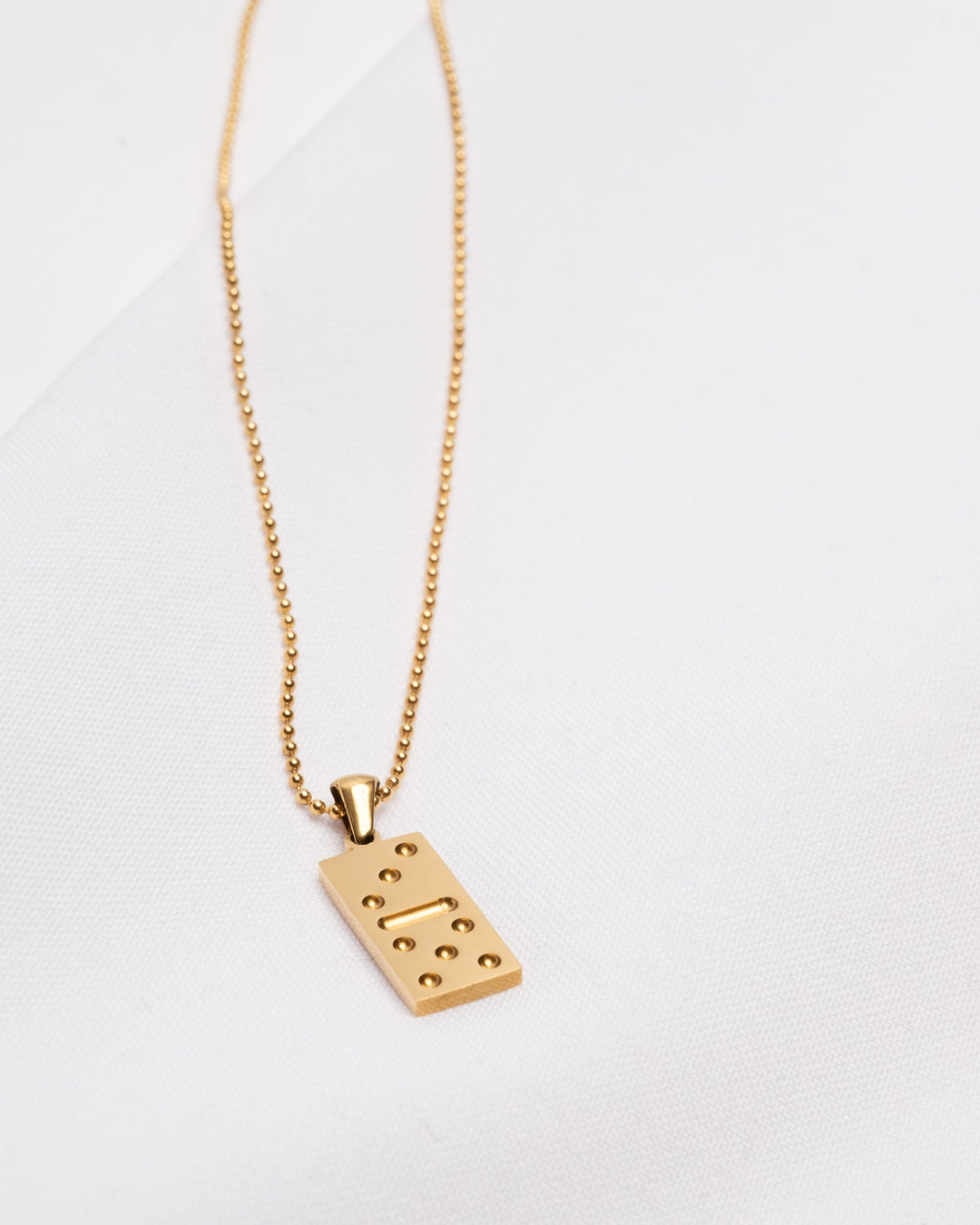 18K Gold Plated Domino PR Reversible Necklace – Isla del Encanto
