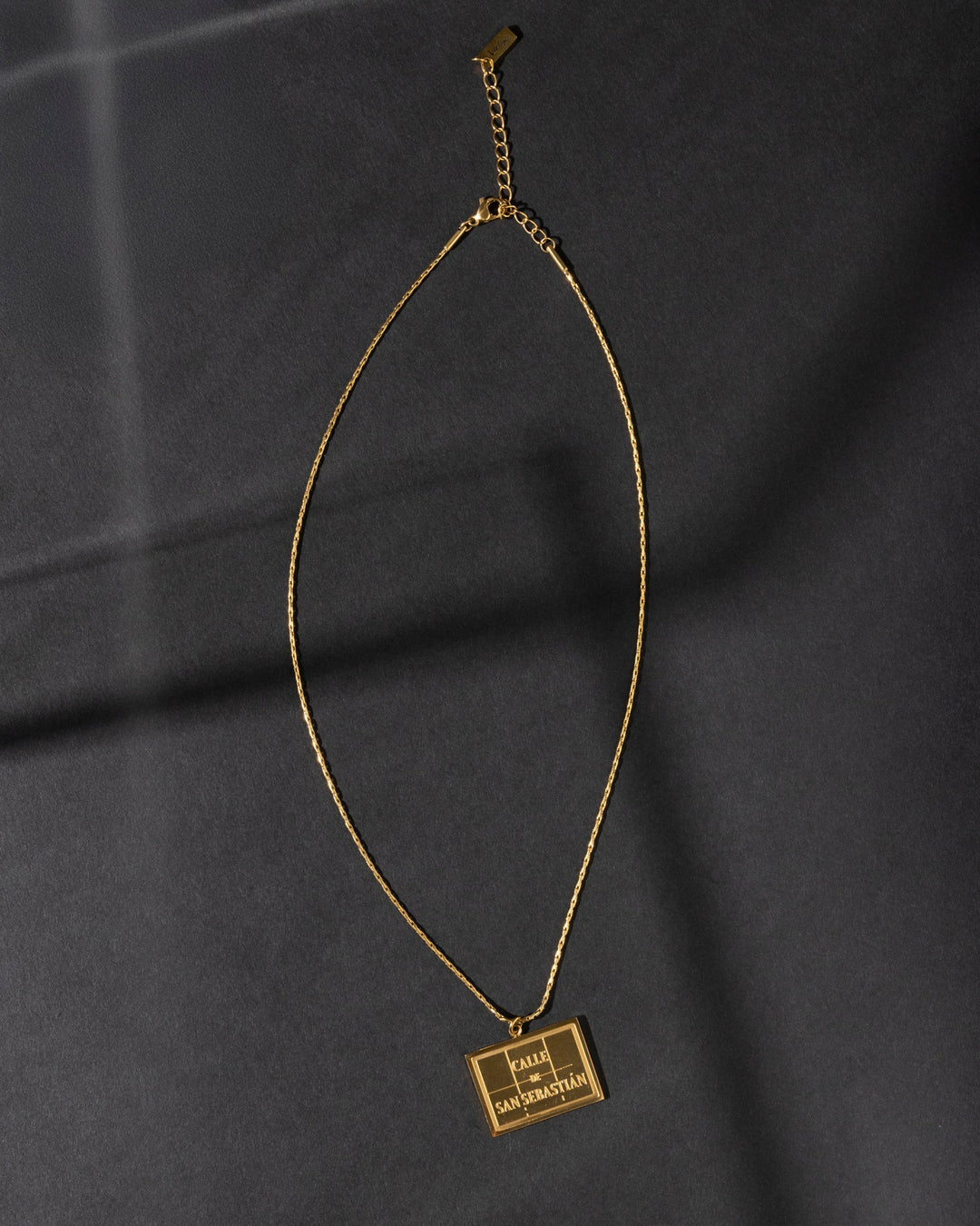 18K Gold Plated Sanse Necklace | Calle San Sebastián Pendant