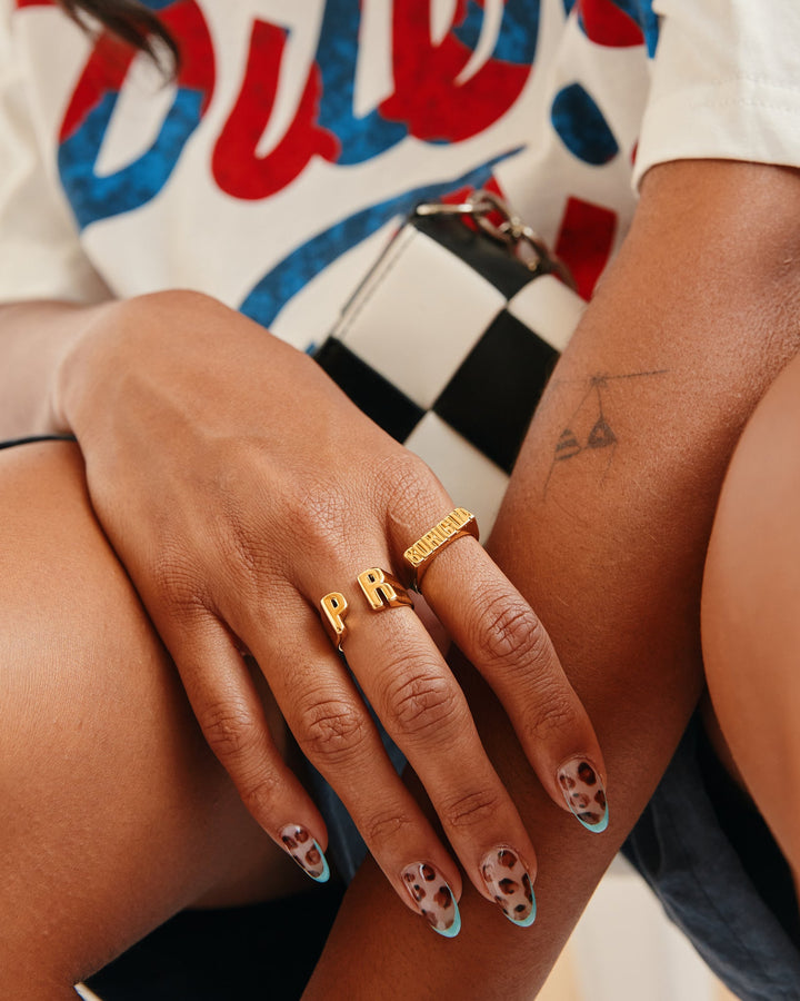 18K Plated Boricua Ring