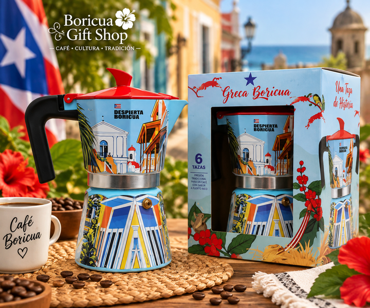 En Mi Viejo San Juan Limited-Edition Greca Coffee Maker