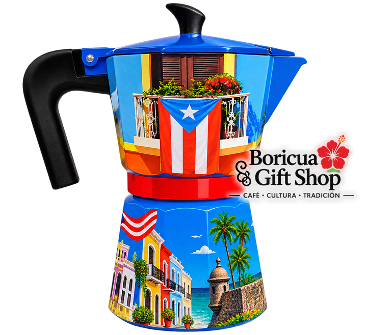 “Paz, Armonía y Gozo” Limited-Edition Greca Coffee Maker