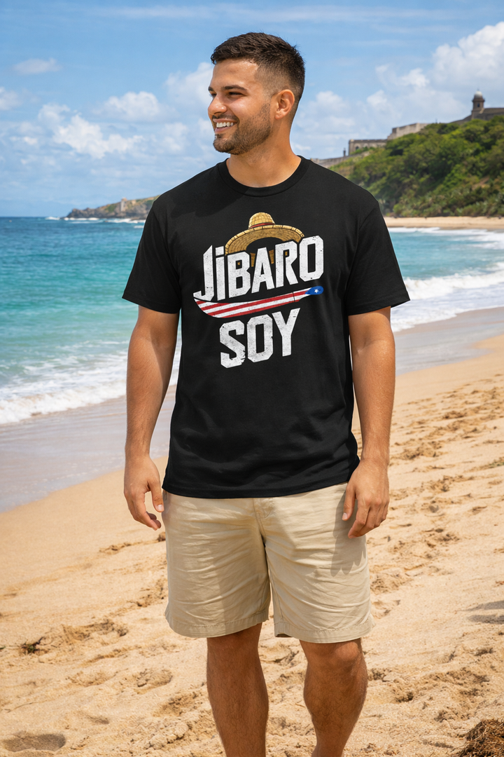 Boricua Gift Shop Puerto Rican Farmer Shirt - Jibaro Soy
