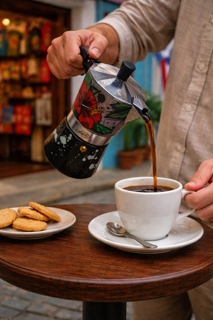 Greca de Café “El Coquí de la Montaña” – Limited Edition Puerto Rican Coffee Maker