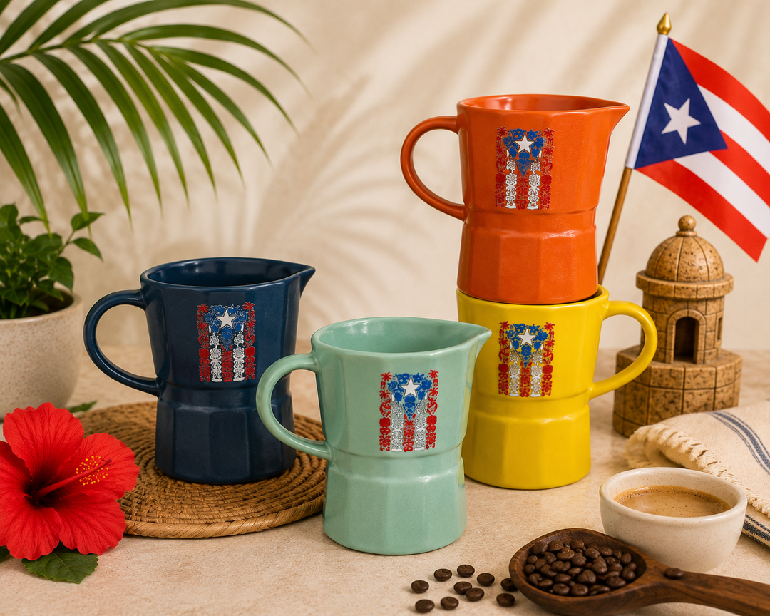 Taza Greca de Puerto Rico | 12 oz Ceramic Coffee Mug 🇵🇷
