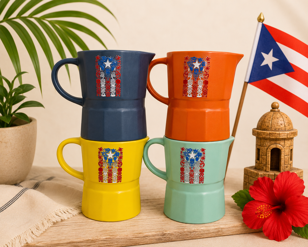 Taza Greca de Puerto Rico | 12 oz Ceramic Coffee Mug 🇵🇷