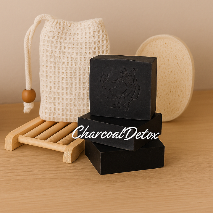 Natural Detox Vegan Charcoal Soap Bar
