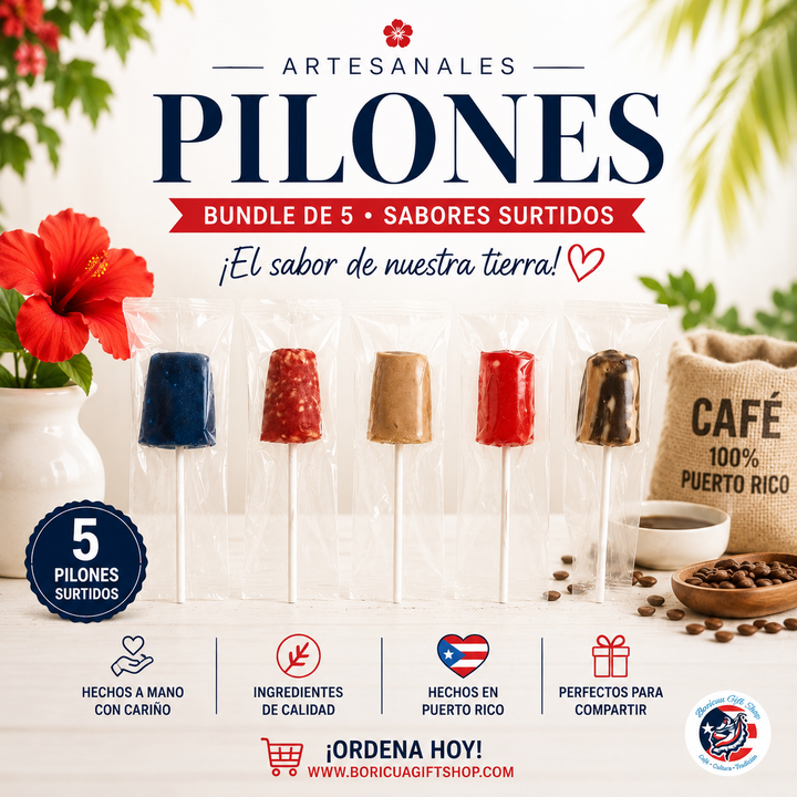 Assorted Puerto Rican Pilones - Boricua Gift Shop