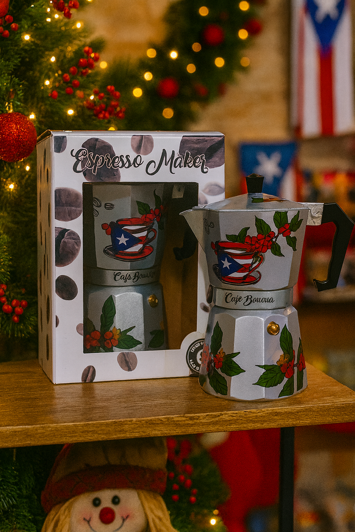 Greca de Café - 🇵🇷 Greca de Café – “Café Boricua” (6 Tazas)