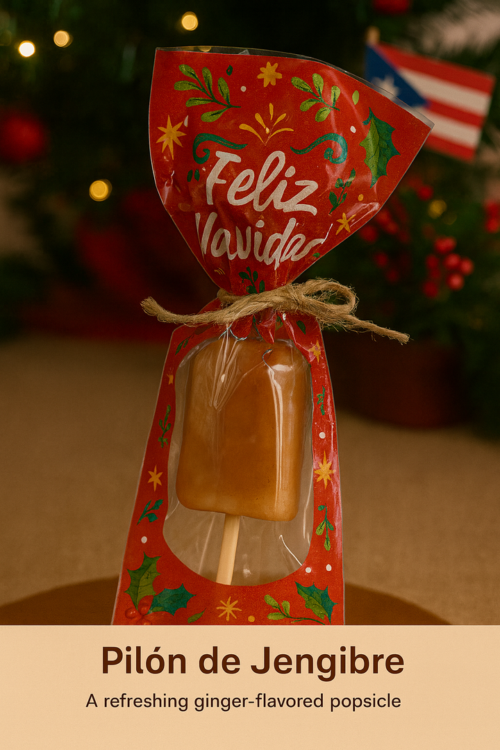 Pilón de Jengibre - Handcrafted Boricua Gift Shop Puerto Rican ginger lollipop
