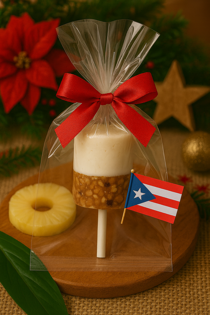 Pilón de Coco y Ajonjolí - Puerto Rican sesame coconut lollipop - Boricua Gift Shop