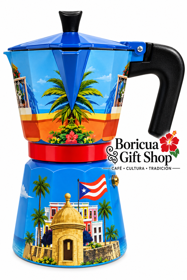 “Paz, Armonía y Gozo” Limited-Edition Greca Coffee Maker