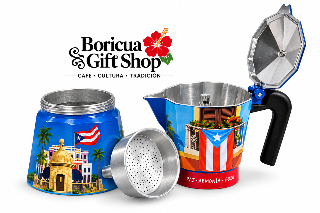 “Paz, Armonía y Gozo” Limited-Edition Greca Coffee Maker