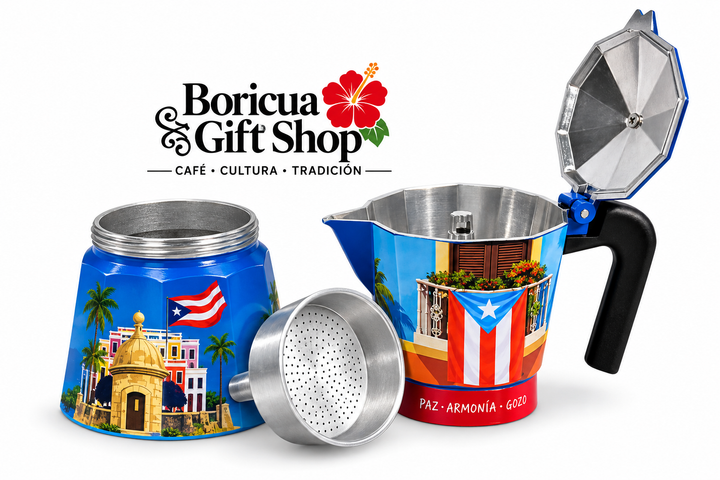 “Paz, Armonía y Gozo” Limited-Edition Greca Coffee Maker