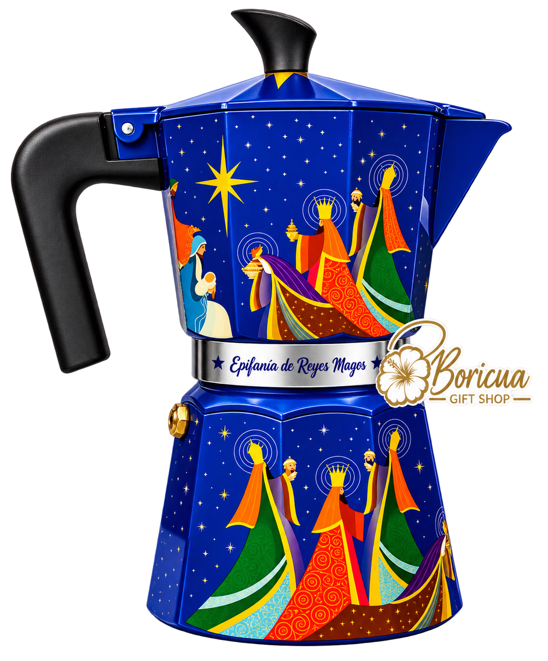 Gifts for Baby Jesus – Three Kings Limited Edition Greca (6-Cup) | Puerto Rico