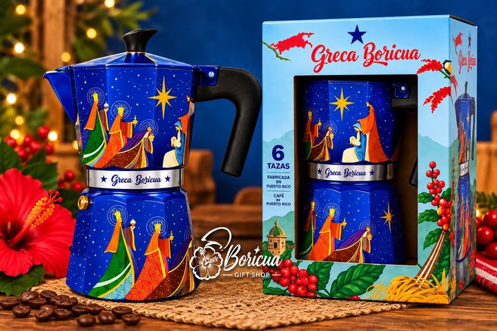 Gifts for Baby Jesus – Three Kings Limited Edition Greca (6-Cup) | Puerto Rico
