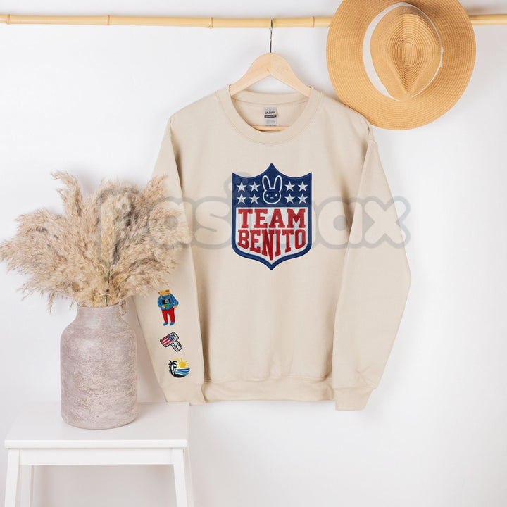 Here For The Benito Embroidered Sweatshirt