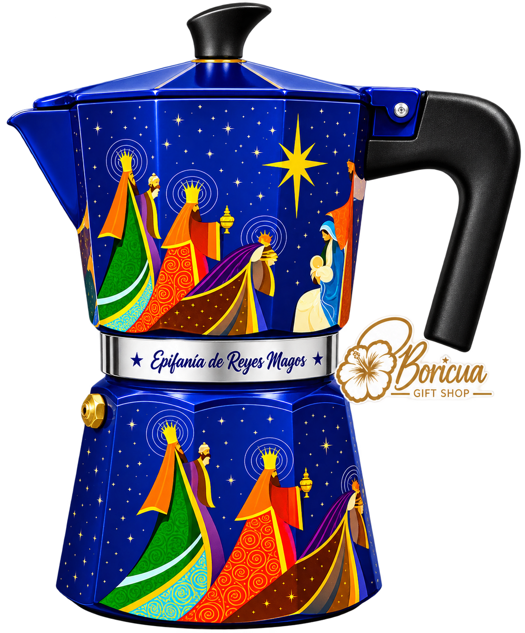 Gifts for Baby Jesus – Three Kings Limited Edition Greca (6-Cup) | Puerto Rico