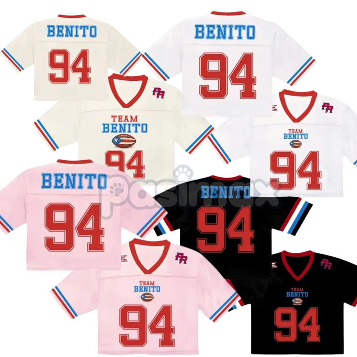 Team Benito Puerto Rico Crop Top Football Jersey