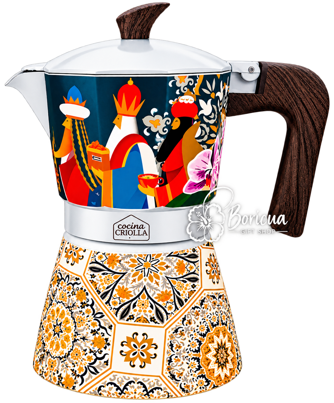 Mosaico de Reyes – Three Wise Men Limited Edition Greca (6-Cup)