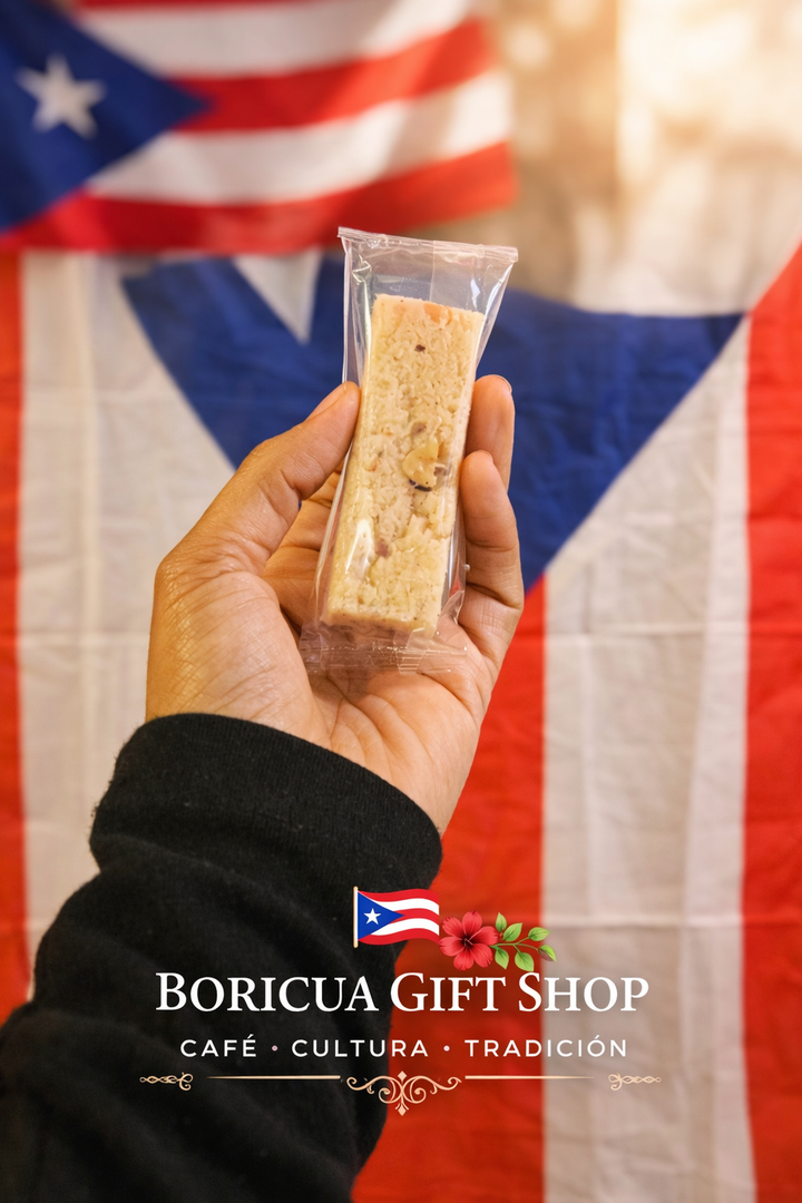 Coconut candy in clear packaging from Boricua Gift Shop