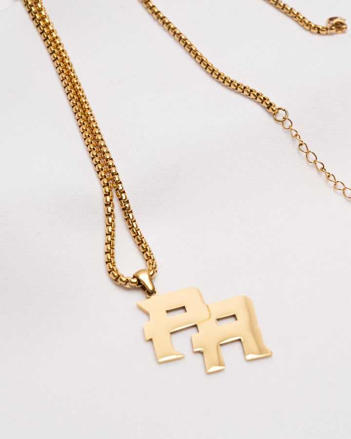 18K Gold Plated PR Logo Necklace – Puerto Rican Pride