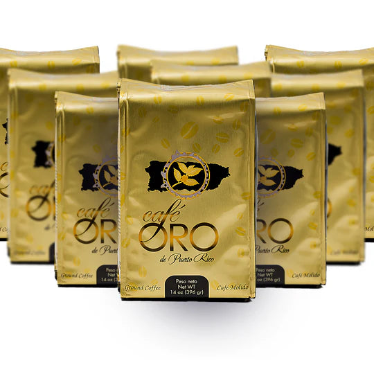 Café Oro de Puerto Rico packaged ground coffee showcasing authentic Puerto Rico coffee flavor