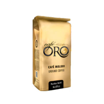 Café Oro Ground Coffee package featuring authentic Puerto Rico coffee.