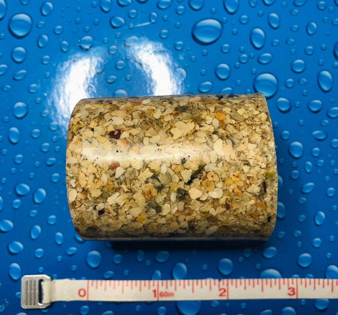 Lagunarte cultural shot glass gift made from natural materials with a textured design