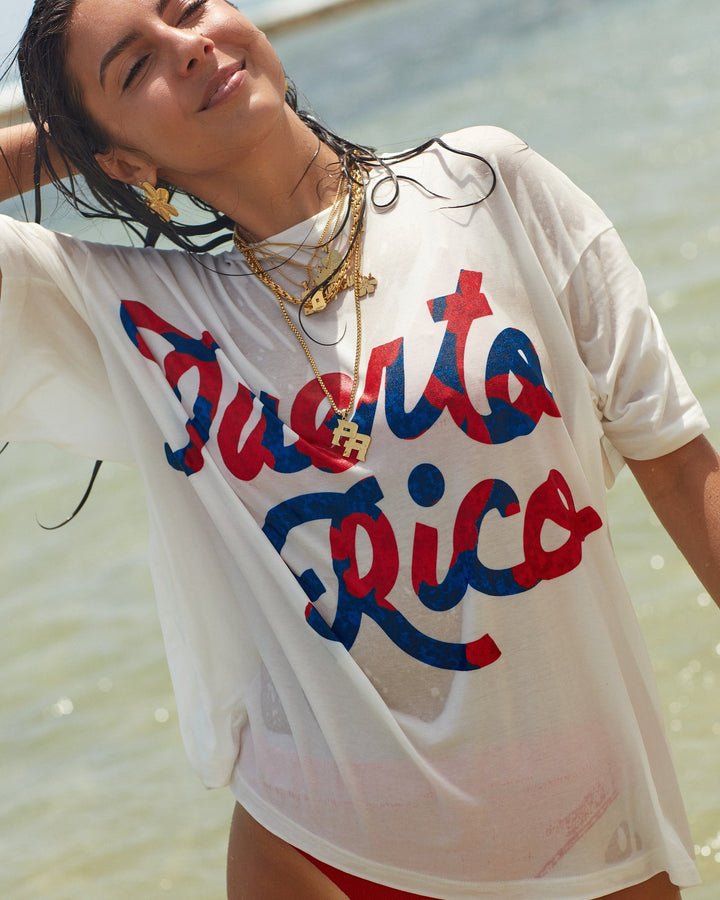 18K Gold Plated PR Logo Necklace – Puerto Rican Pride