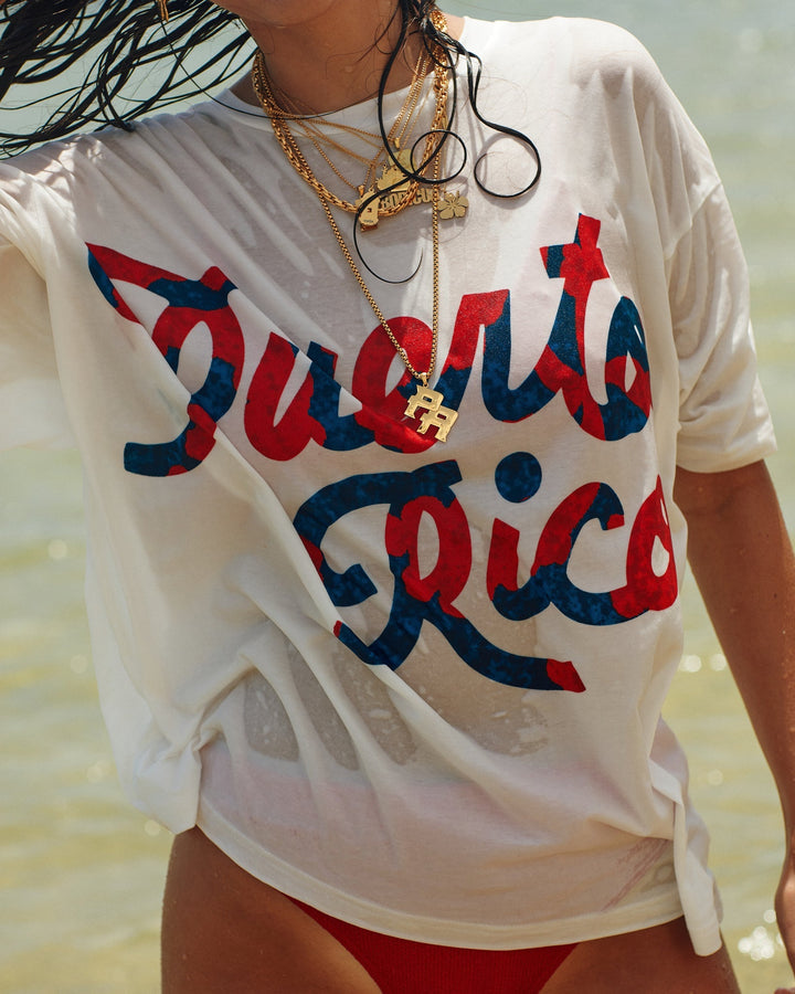 18K Gold Plated PR Logo Necklace – Puerto Rican Pride