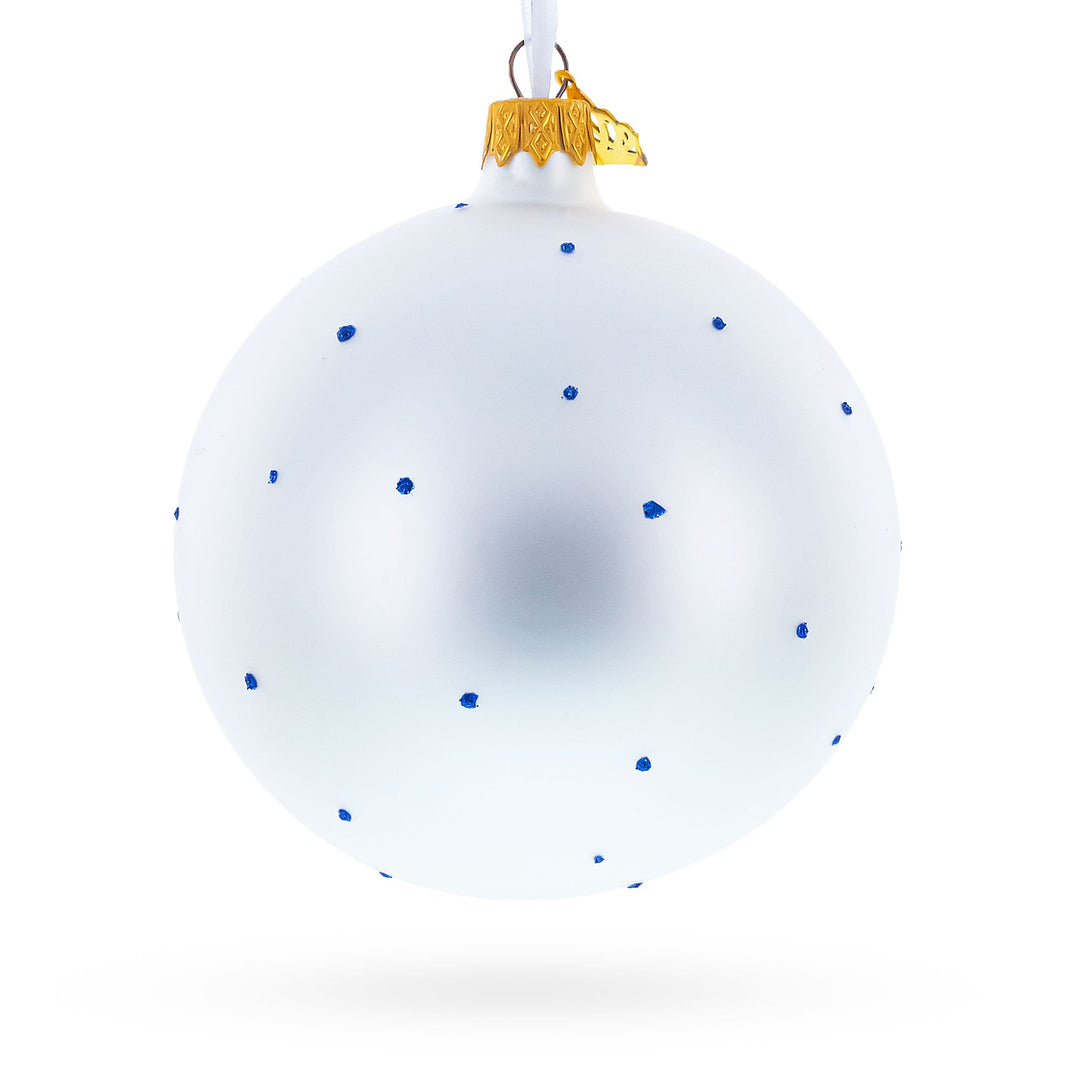Travel to Puerto Rico Glass Ball Christmas Ornament 4 Inches