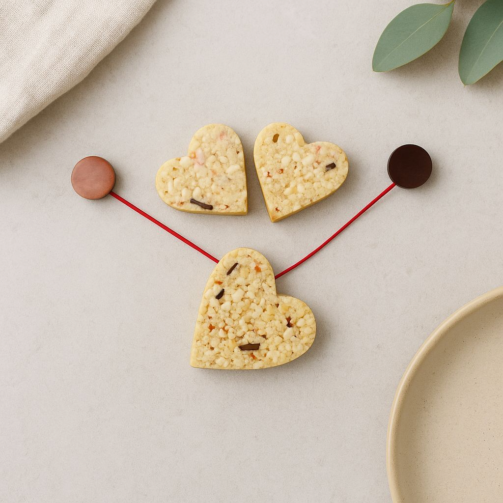 Lagunarte Puerto Rican Jewelry Set featuring heart-shaped pieces with red string and round clasps