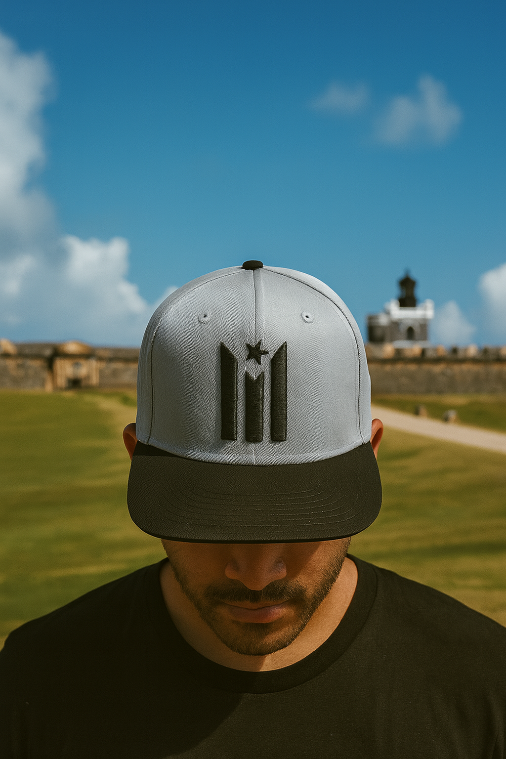 Puerto Rican flag snapback hat featuring a bold design, perfect for showcasing pride and style