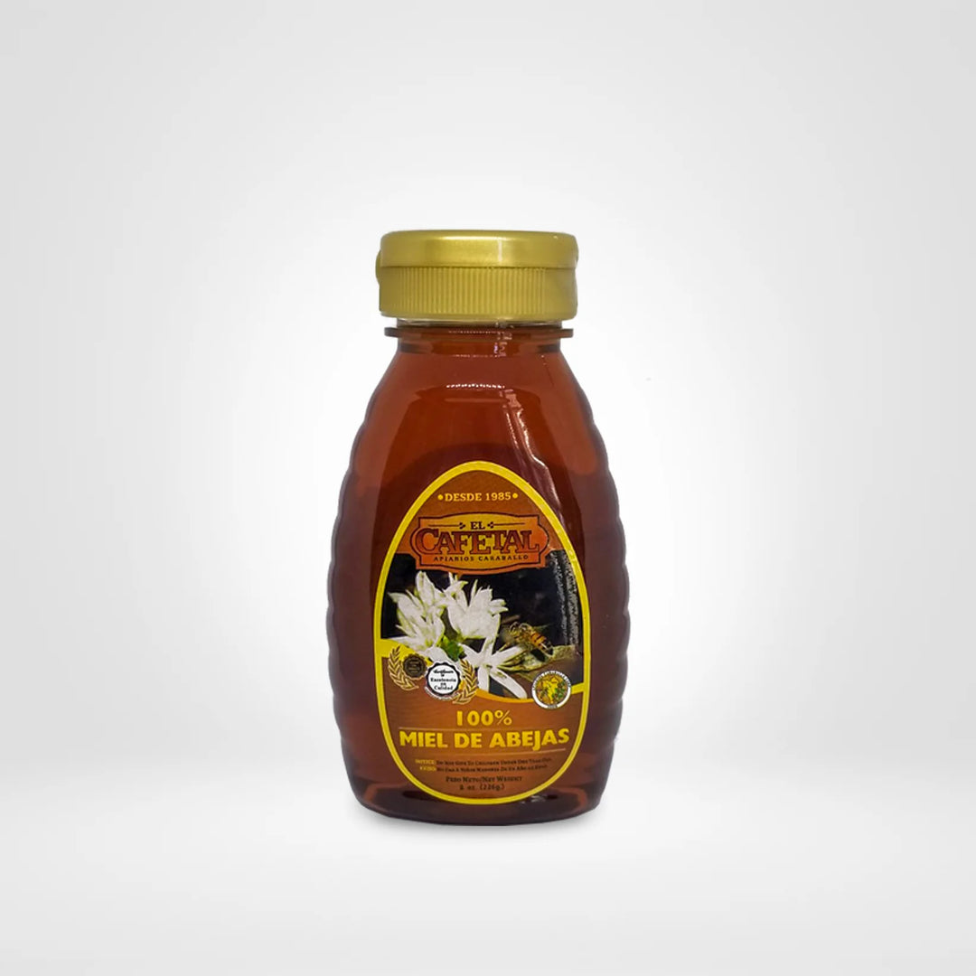 Apiarios Caraballo 100% Miel de Abejas Bottle with Puerto Rican pure honey for natural sweetness