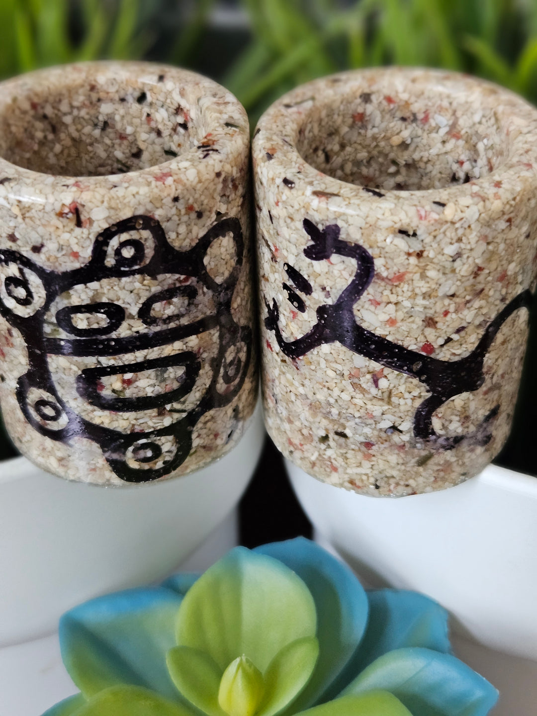 Puerto Rico Beach Sand Shot Glass, Variedad, 1.5oz aprox