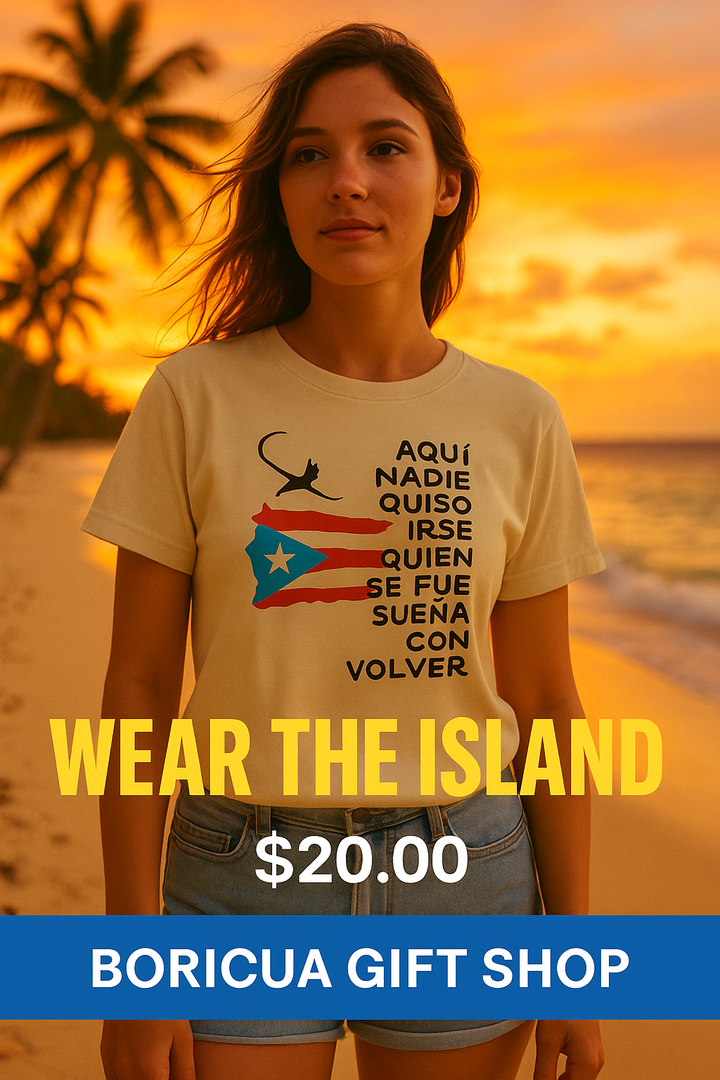 Sapo Concho Puerto Rico shirt by Boricua Gift Shop featuring Puerto Rican flag and inspirational text