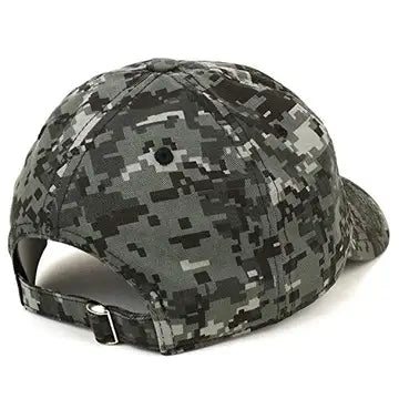 Unisex Puerto Rican Cap in camo design with adjustable back strap for comfort